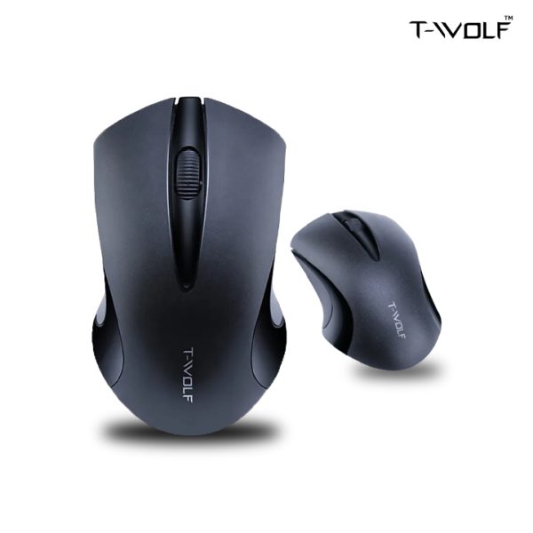 Wireless Mouse T-Wolf Q2 Ergonomic 2.4G Wireless Optical Office Mouse - Image 3