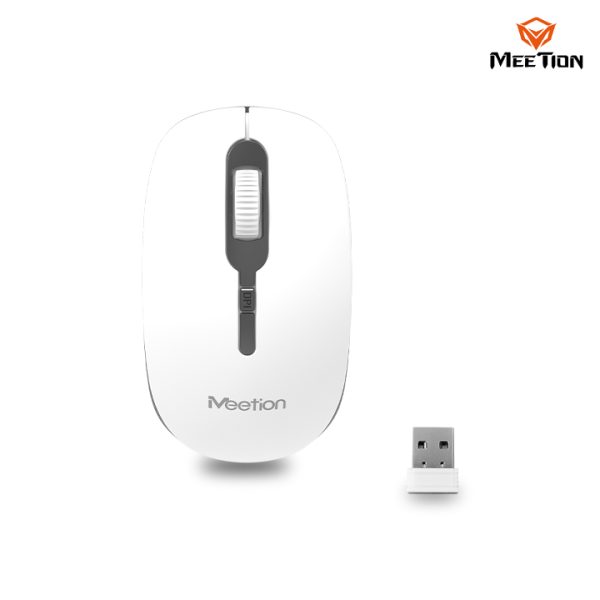 Meetion 2.4G USB Gray Wireless Optical Mouse R547 - Image 5