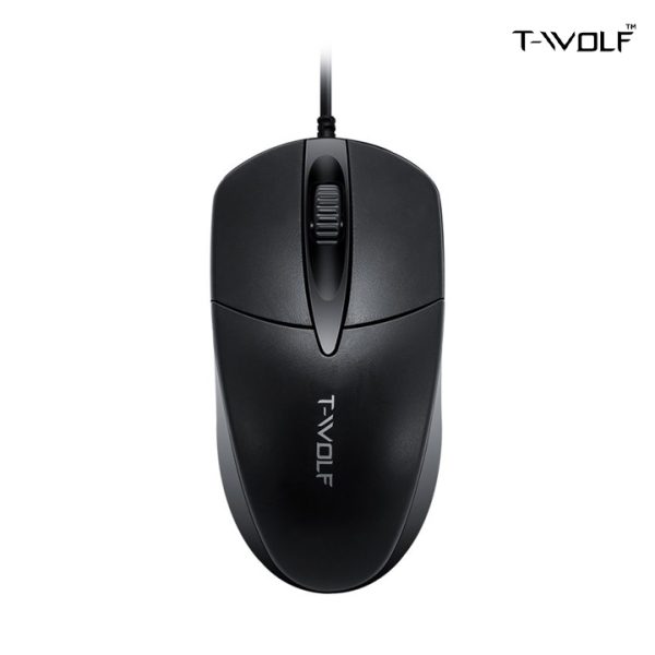 T-Wolf TF500 Keyboard Mouse Set, USB, 1600dpi, 104 Office - Image 5