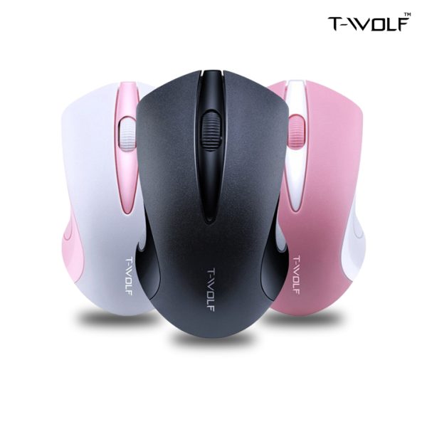 Wireless Mouse T-Wolf Q2 Ergonomic 2.4G Wireless Optical Office Mouse - Image 4