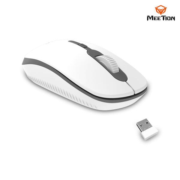 Meetion 2.4G USB Gray Wireless Optical Mouse R547 - Image 3
