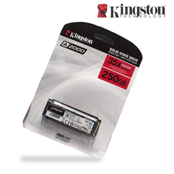 Kingston A2000 M.2 2280 NVMe PCIe 250GB SSD - Image 4