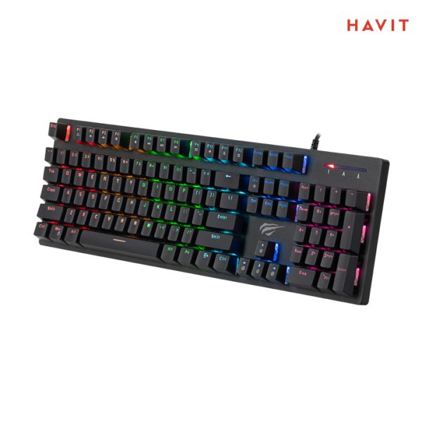 HAVIT KB-858L RGB Backlit Mechanical Keyboard - Image 3