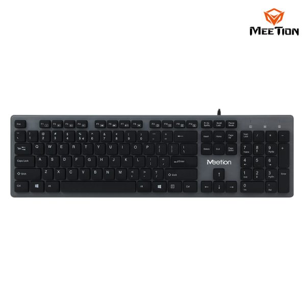 Meetion USB Standard Chocolate Keyboard K841 - Image 4
