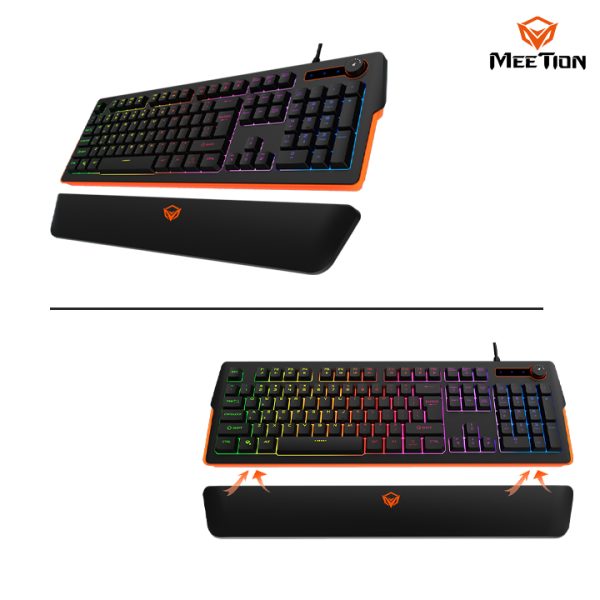 Meetion RGB Magnetic Wrist Rest Keyboard for Gaming K9520 - Image 4