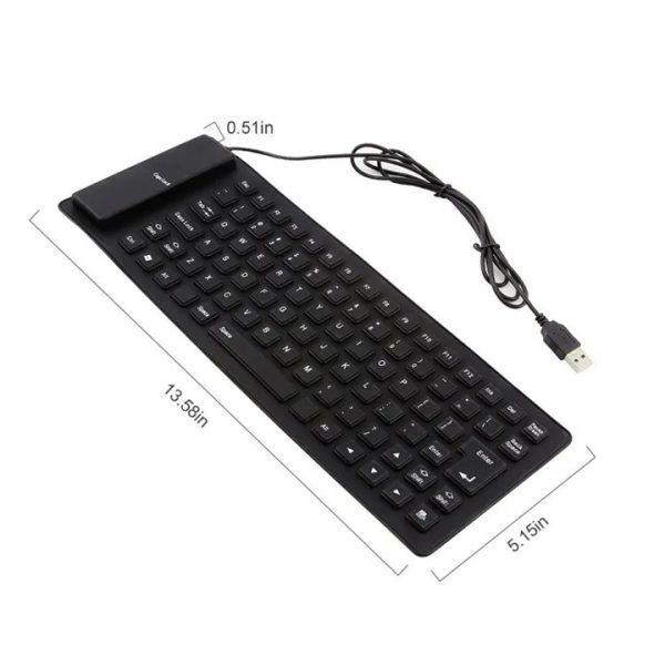 Flexible Keyboards (Foldable) Wired - Image 3