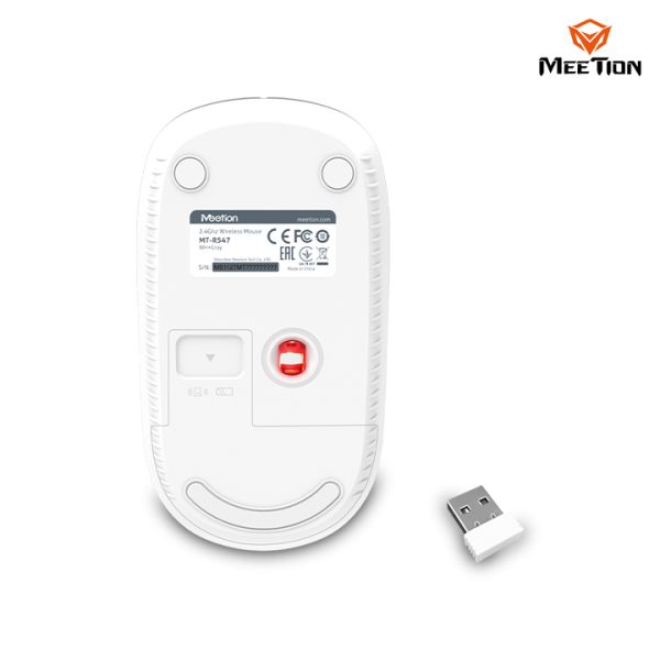 Meetion 2.4G USB Gray Wireless Optical Mouse R547 - Image 6