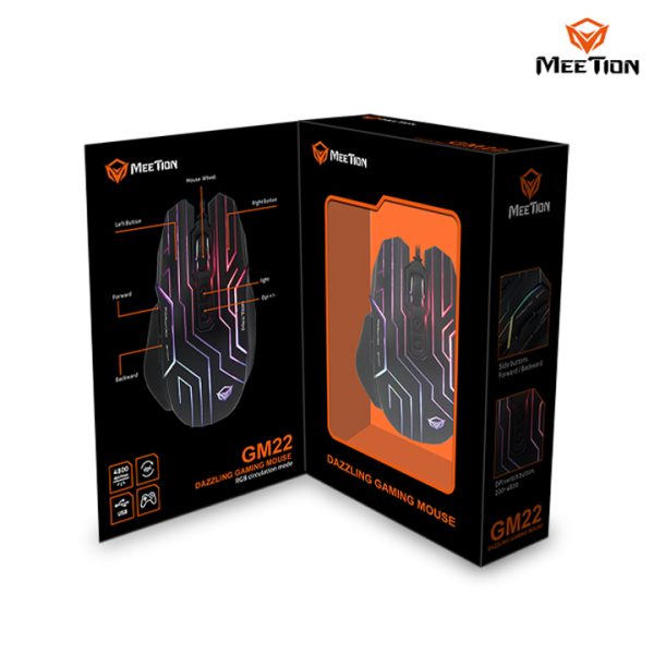 Meetion Dazzling Gaming Mouse GM22 - Image 6