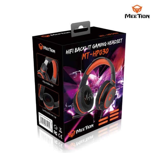 Meetion HIFI Backlit Gaming Headset HP030 - Image 6