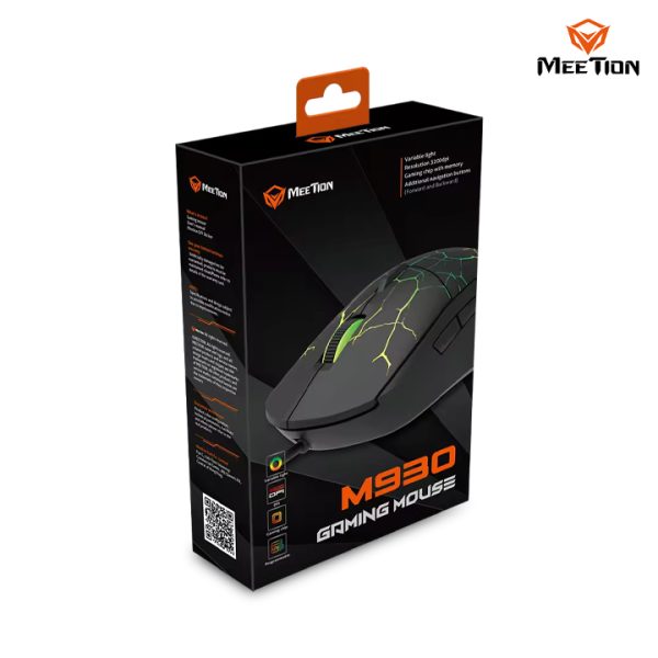 Meetion New Design Wired Gaming Mouse M930 - Image 5
