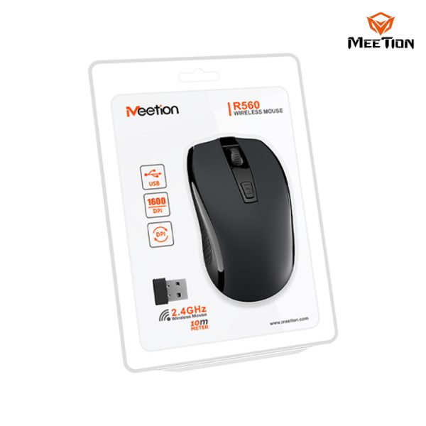 Meetion 2.4G Wireless Laptop Optical Mouse R560 - Image 6