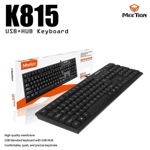 Meetion USB+HUB Keyboard K815