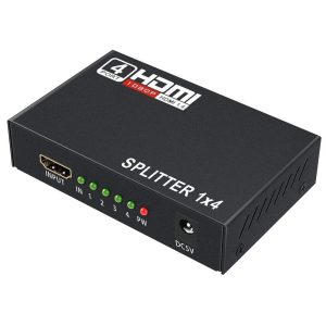 HDMI 1080P 3D Splitter 1 to 4 Repeater Amplifier HD 4 Port Hub