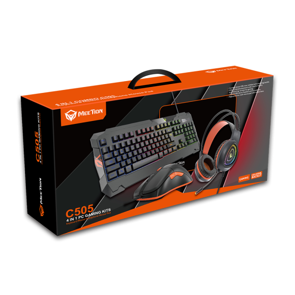 Gaming Mouse Keyboard and Headset Combo with Mouse Pad - C505 - Image 10