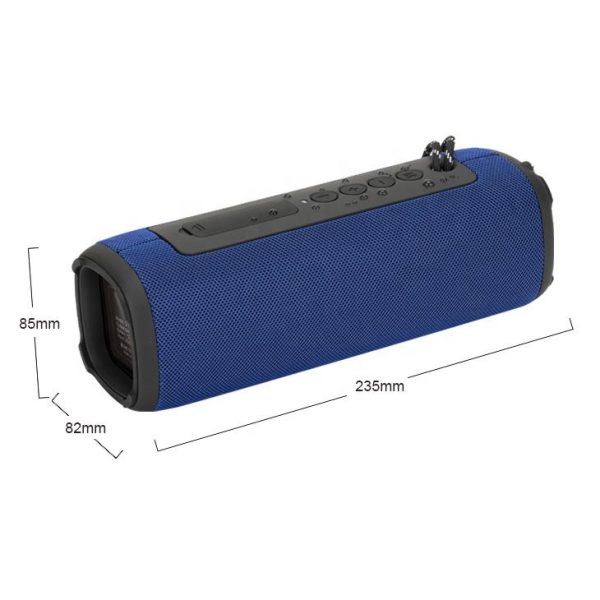 Kisonli Q19 Waterproof IPX5 Portable Two Bass TWS Wireless BT 5.1 Speaker with TF USB FM AUX - Image 3