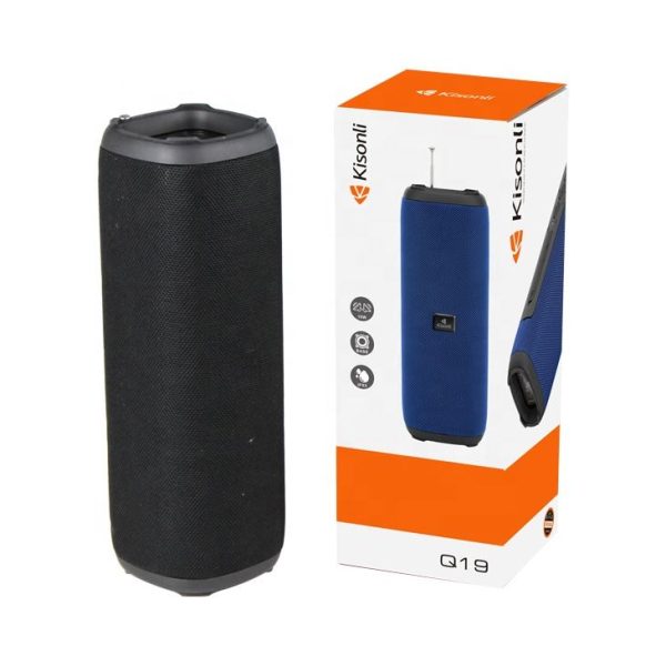 Kisonli Q19 Waterproof IPX5 Portable Two Bass TWS Wireless BT 5.1 Speaker with TF USB FM AUX - Image 5