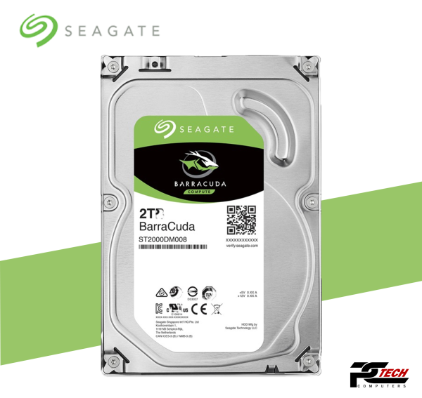 SEAGATE BarraCuda & WESTERN DIGITAL perple 2TB Dekstop Hard Disk - Image 2