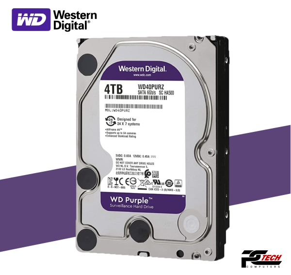 SEAGATE BarraCuda & WESTERN DIGITAL perple 4TB Dekstop Hard Disk - Image 3