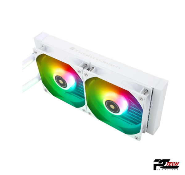 Thermalright Frozen Prism 240 2 Fans ARGB WHITE CPU Liquid Cooler - Image 4