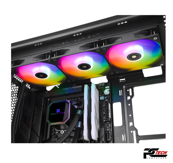Thermalright Frozen Prism 360 3 Fans ARGB Black CPU Liquid Cooler - Image 2