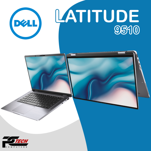 Dell Latitude 9510 Laptop / 15.6" FHD Display / Core i5-10310U / 512 GB SSD Hard Drive / DDR4 16GB RAM