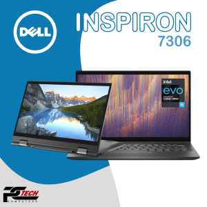 DELL INSPIRON 7306 2 in 1 / i5 1245U / 13.3" 1920x1080 FHD Display / DDR4 16GB Ram / 512 GB NVMe