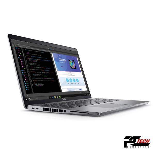 Dell Precision 3580 Workstation Laptop _ Core i5 -1335U 13th gen - 512GB Nvme - 16GB RAM DDR5- Nvidia GeForce RTX A500 | 12 cores @ 5 GHz - 4GB GDDR6 VGA /15.6" 1920x1080 FHD /Win 11 Pro Silver - Image 4