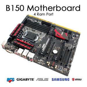 B150 M.2 Gaming Motherboard Used - 4 Ram Port