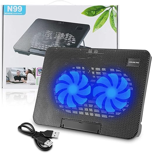 2-USB Ports Laptop Cooling Fan (N99)