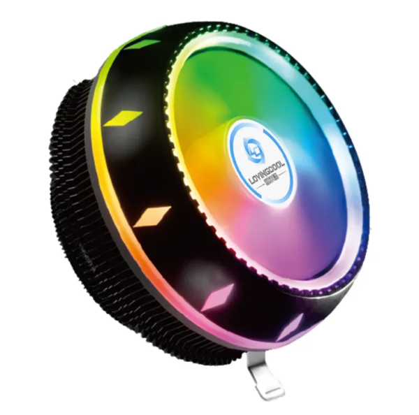 VENTILADOR/DISIPADOR LC-65 / ILUMINACION LED RGB / BLACK